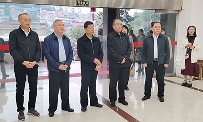 福建省政協(xié)副主席、省工商聯(lián)主席王光遠一行視察虹潤公司